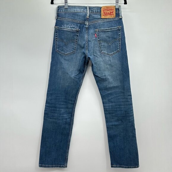 Levi's 513 Slim Straight Men's Jeans Size 28/30 - Picture 4 of 7